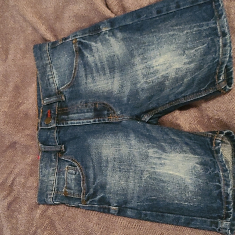 Denim shorts